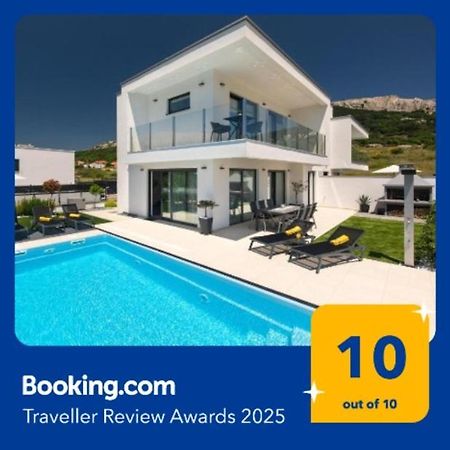 Villa Supernus With Heated Pool Baška Екстериор снимка