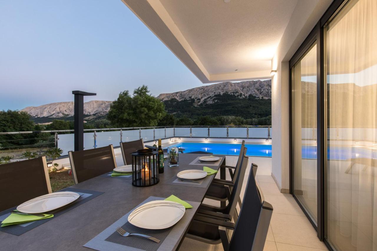 Villa Supernus With Heated Pool Baška Екстериор снимка