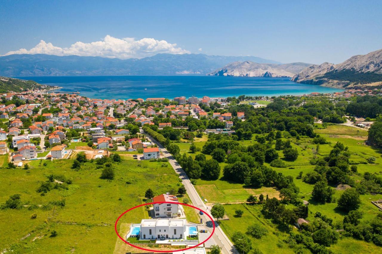 Villa Supernus With Heated Pool Baška Екстериор снимка